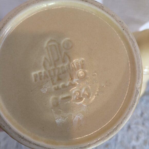 Pfaltzgraff Coffee Pot & Creamer Village 6-550 & 6-24 Stoneware Farmhouse Tea - Picture 9 of 9